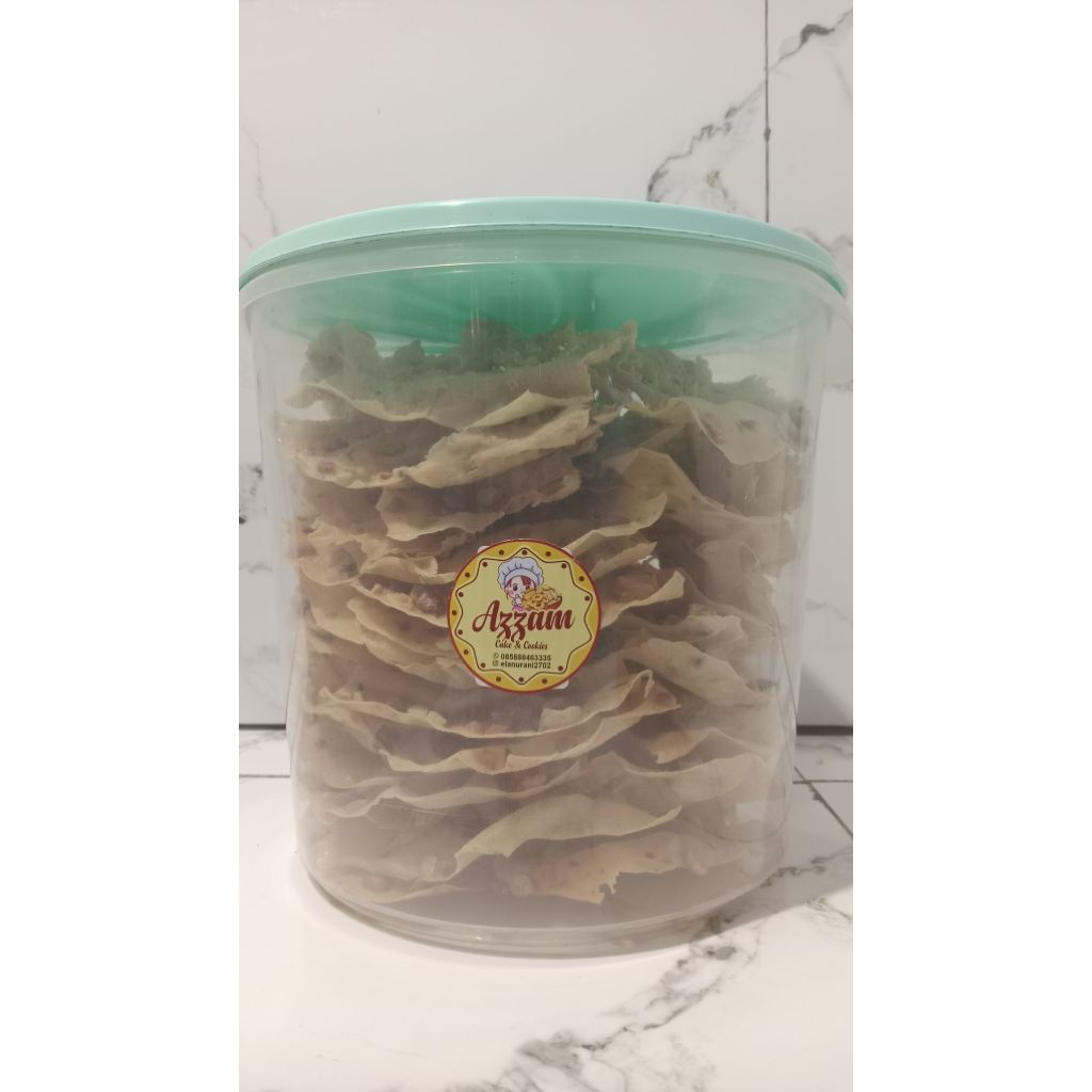 Peyek kacang tanah Toples 5 Liter