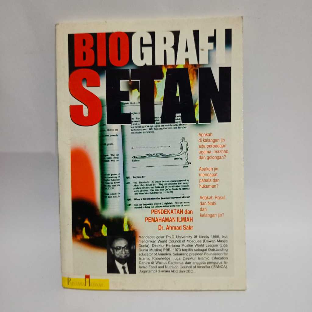 Buku Biografi Setan original preloved murah bagus bekas
