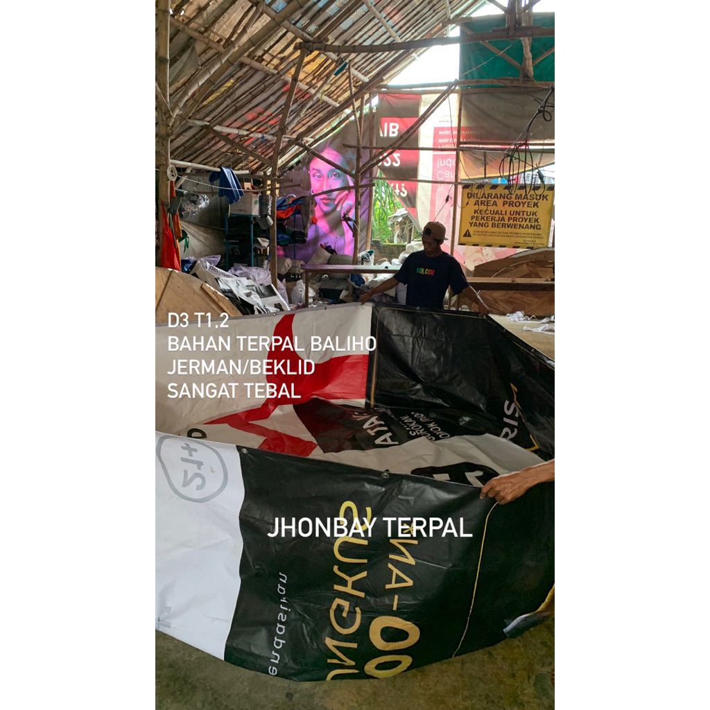 Kolam Terpal Bundar D3 T1,2 Terpal baliho