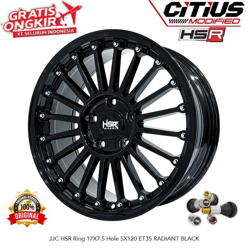 Velg Racing HSR JJC Ring 17 PCD 5x120 Gratis Ongkir