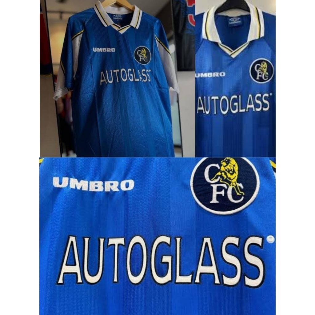 Jersey retro Chelsea premium grade original musim 1997/1999