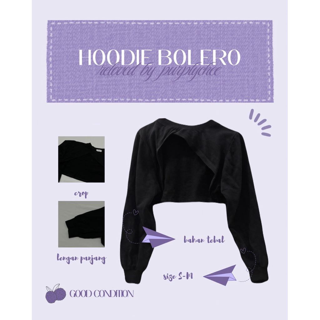 preloved hoodie bolero
