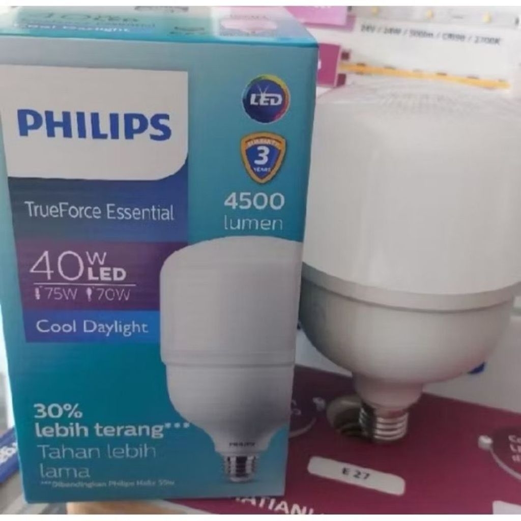 Lampu Philips LED 40 Watt Bercahaya Putih Sangat Terang
