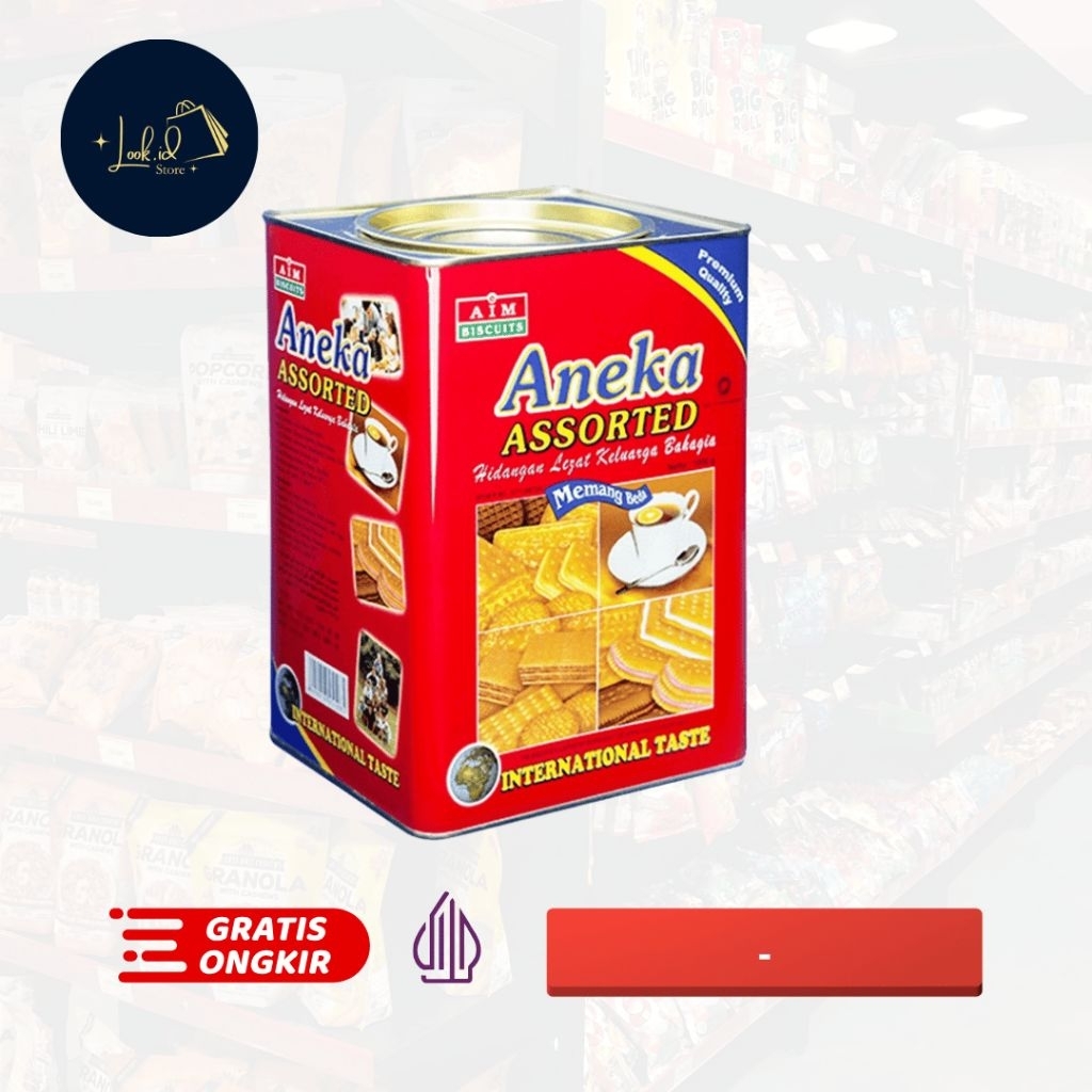 AIM Biscuit Aneka Assorted Kaleng Parcel Lebaran
