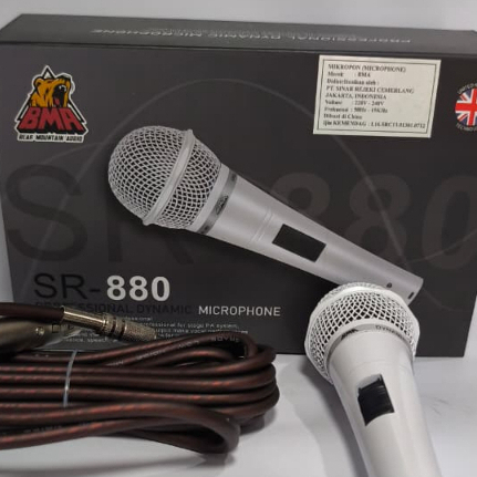 Rumahleha Microphone Bma Sr880 Sr 880 Original / Mic Bma Sr 880 Original
