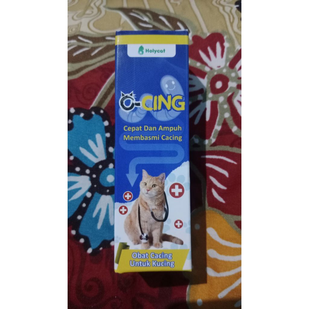 O-CING obat cacing kucing new