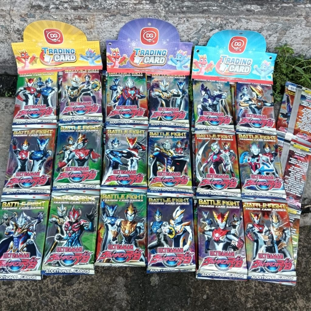 12 SACHET KARTU ULTRAMAN RB TRADING CARD GAME DG
