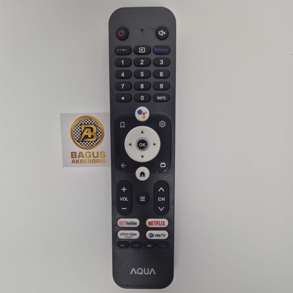 REMOT REMOTE LED TV ANDROID / GOOGLE AQUA