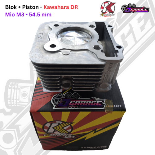 Blok Seher Bore Up - Kawahara DR - Mio M3 - 54.5 mm Pin 13 - Mio M3 - Mio 125 - Xeon - Soul GT 125