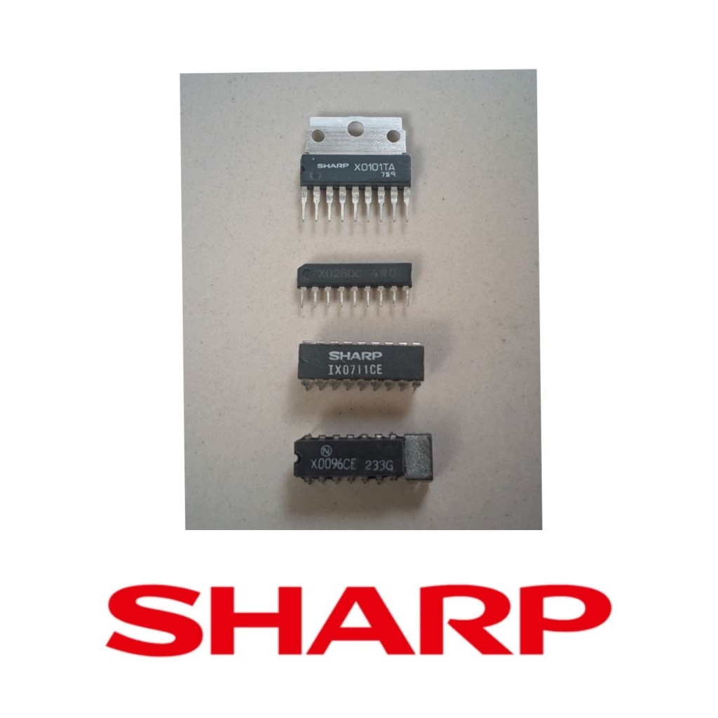 IC Original SHARP Japan. Audio TV dan Radio NOS New Old Stock.