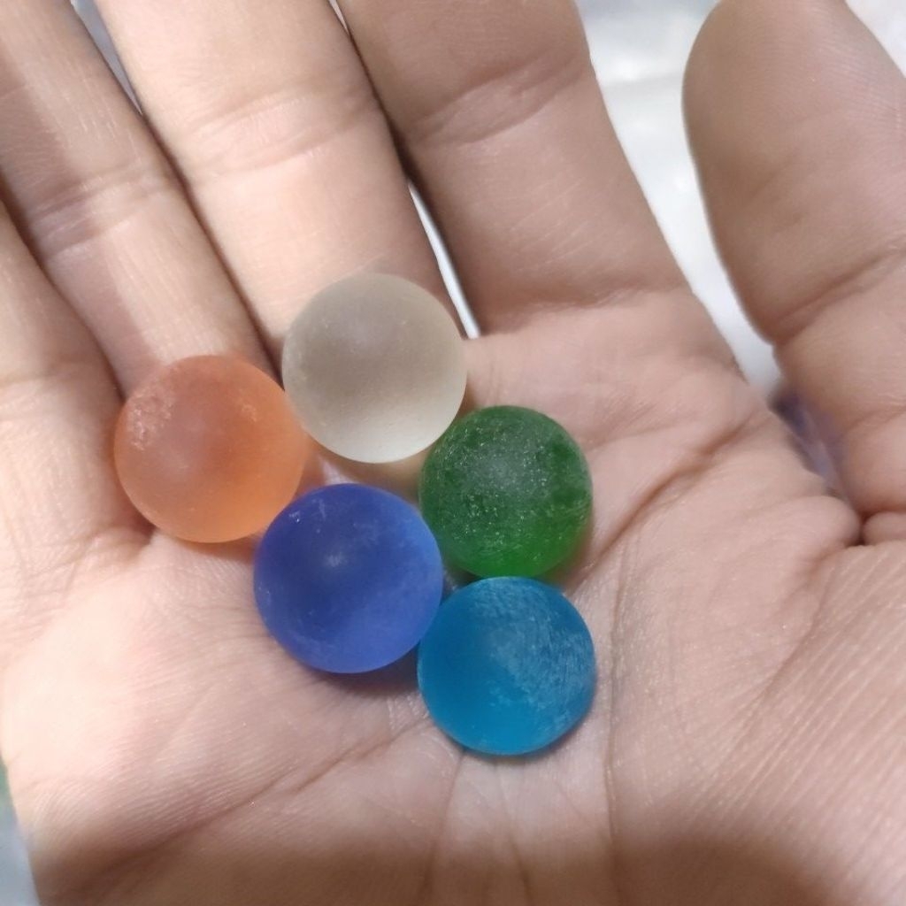 kelereng warna warni random 10biji