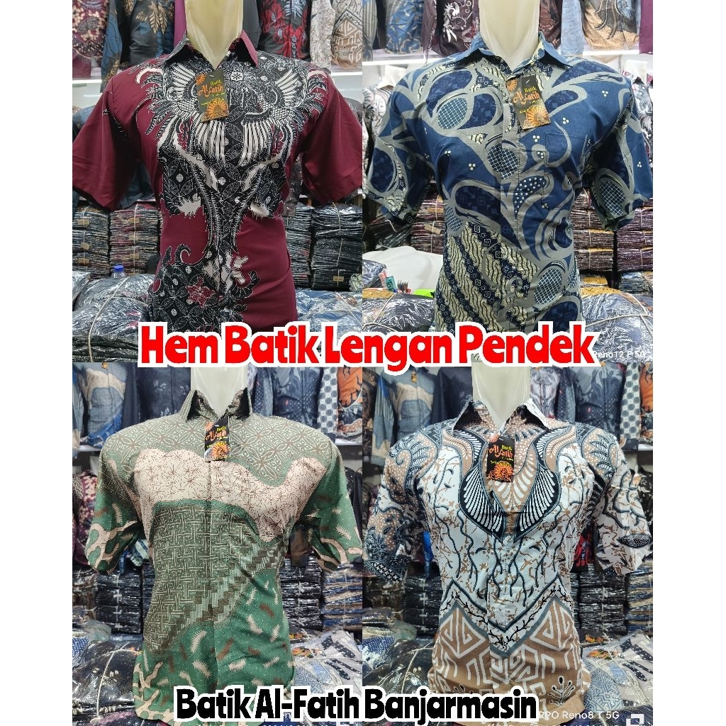 Batik Hem Pria Al-Fatih Banjarmasin