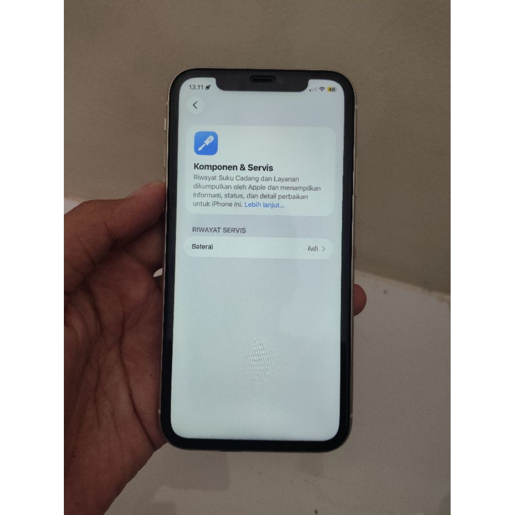 IPHONE 11 128GB INTER ALLOPERATOR (SECOND) BEKAS NOMINUS
