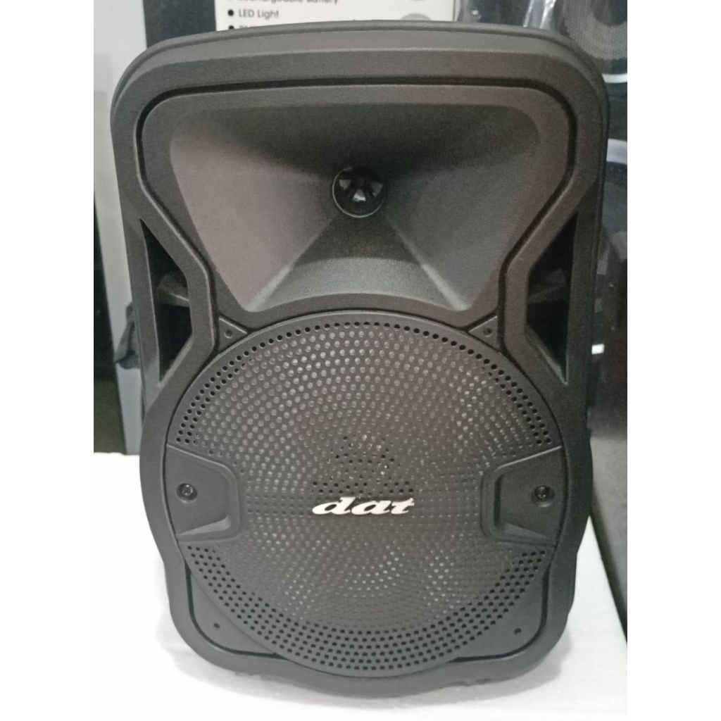 Speaker 8" 820qd dat 8 inci yasinan usb bluetooth fm radio lampu led remote cas mic spiker 8 inci tf