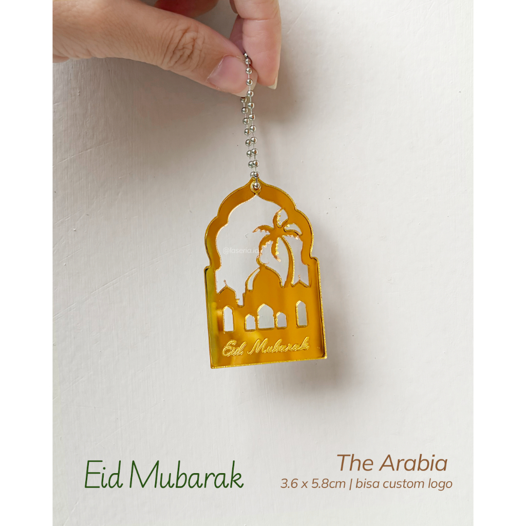 Hangtag Lebaran | Tag Akrilik Lebaran | Tag Lebaran Murah Mewah | Tag Hampers Lebaran