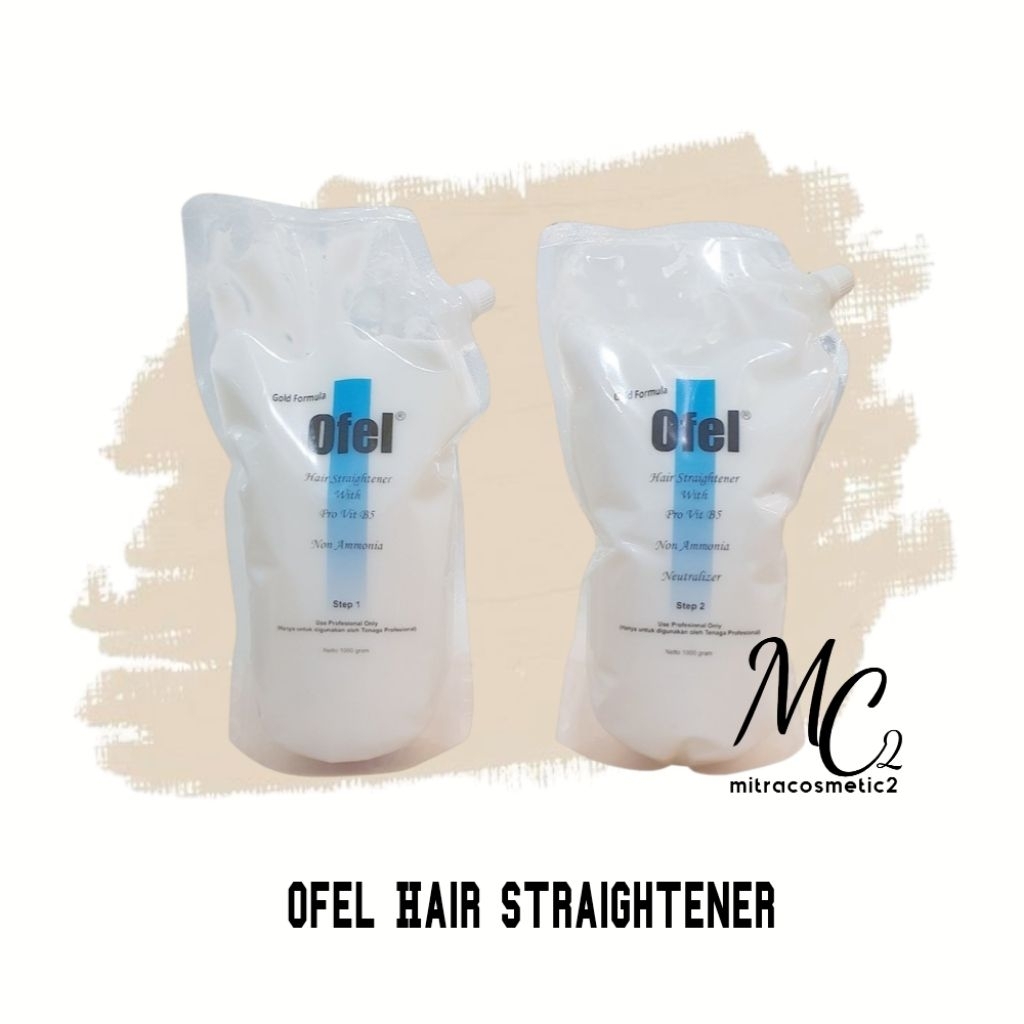 Ofel Hair Straigtener Gold Formula Step1 /Step 2 1000gr