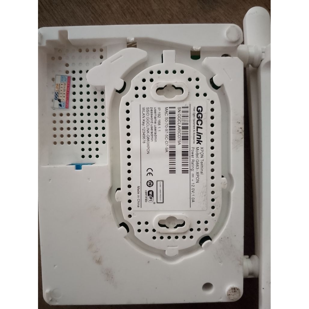 ggclink g663 xpon unit only