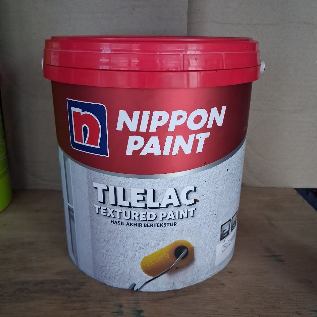 NIPPON PAINT TILELAC TEXTURED PAINT 25KG/CAT TEKSTUR/CAT KAMPROT