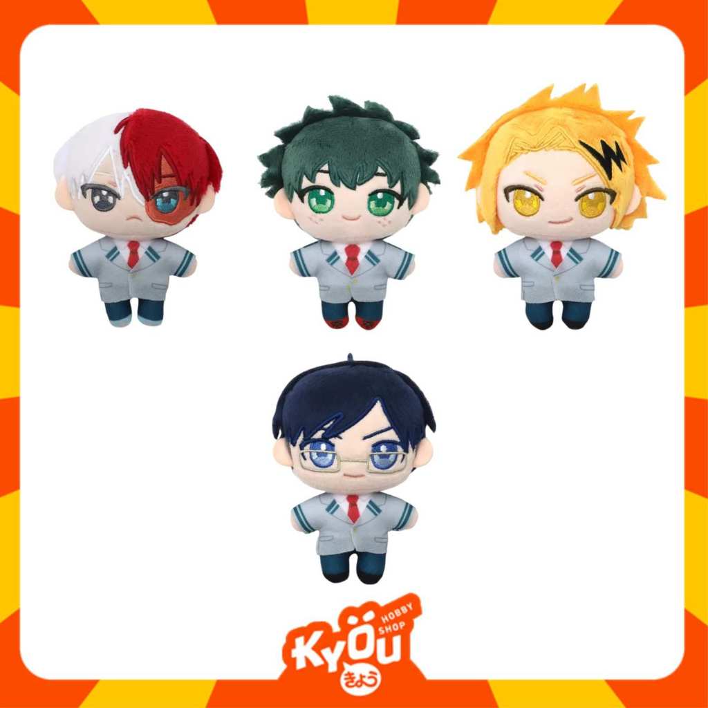 My Hero Academia Nui Pal (Plush Mascot) Todoroki Shoto - Midoriya Izuku - Uraraka Ochako --  Kaminar