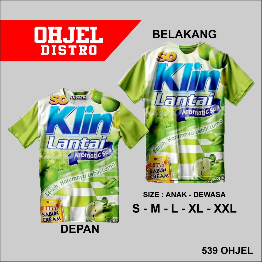 KAOS DSITRO FULL PRINT | GAMBAR SOKLIN LANTAI |