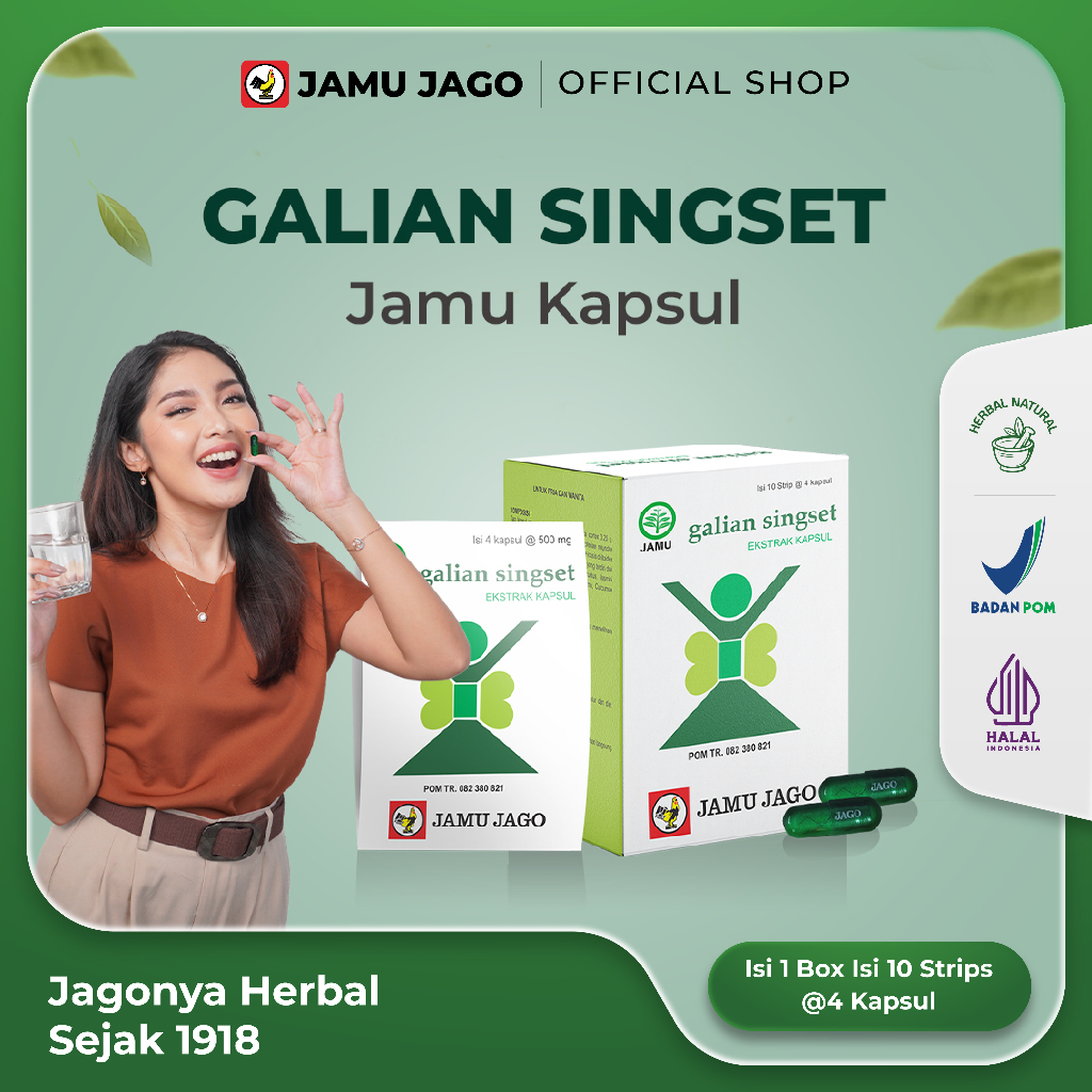 Galian Singset Jamu Kapsul Diet Bantu Mengurangi Lemak Tubuh, Memelihara Kesehatan Wanita. by Jamu J