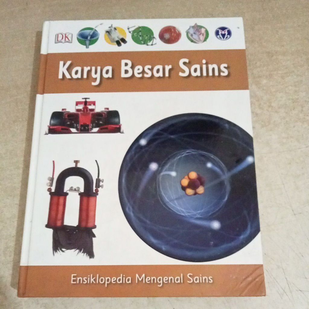 Buku Ensiklopedia Mengenal Sains DK: Karya Besar Sains