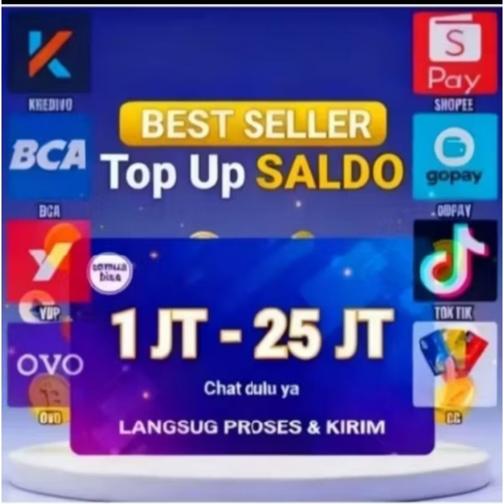 DANA Digital Cepat TOP UP Isi SALDO Dompet Elektronik Aman 24 Jam