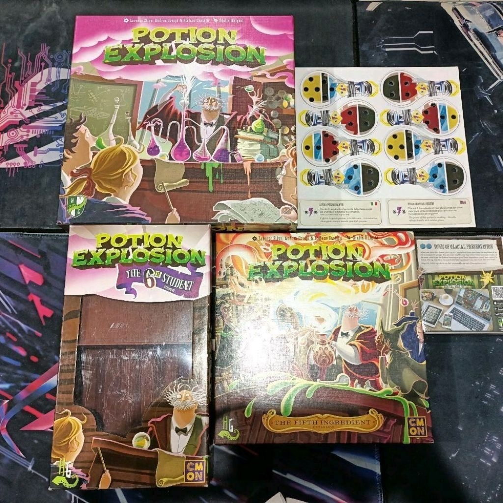Potion Explosion Board Game Original Preloved