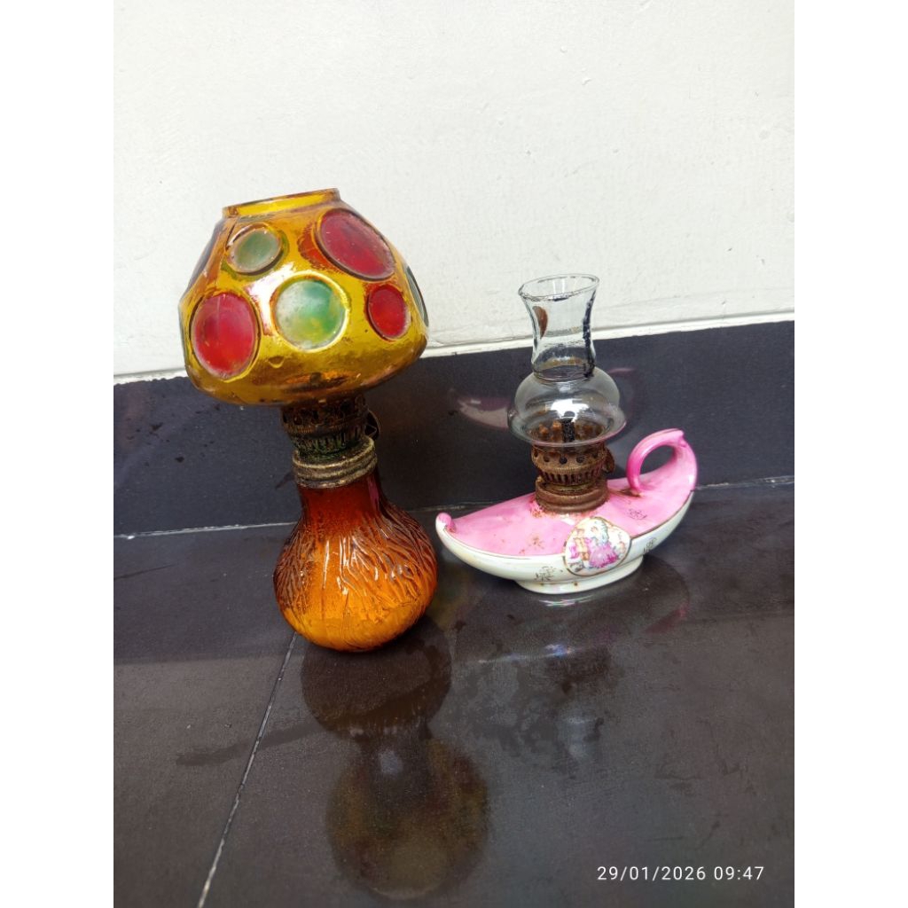 lampu minyak jadul antik