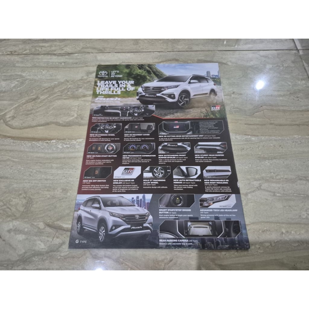 brosur katalog mobil toyota rush 2021 flyer