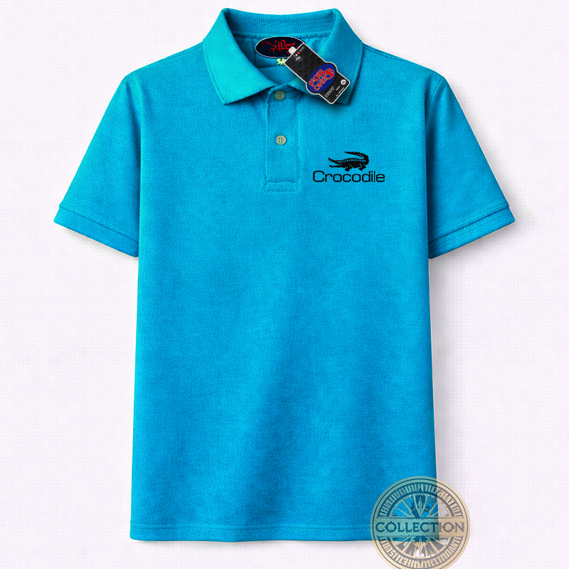 COD T-shrit POLO Crocodile Kaos Kerah Dewasa Shirt / Kaos Wangki Pria Polo Unisex