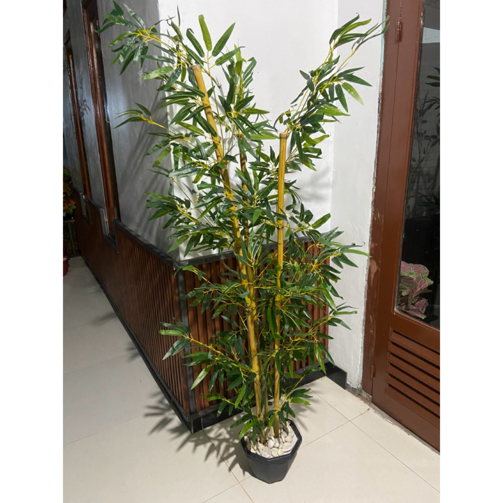 COD Bambu Kuning Artificial Tinggi 2 Meter