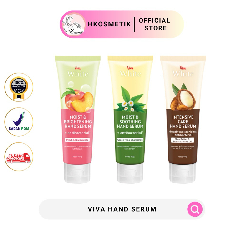 Viva White Hand Serum Moist & Soothing Hand Serum + Antibacterial