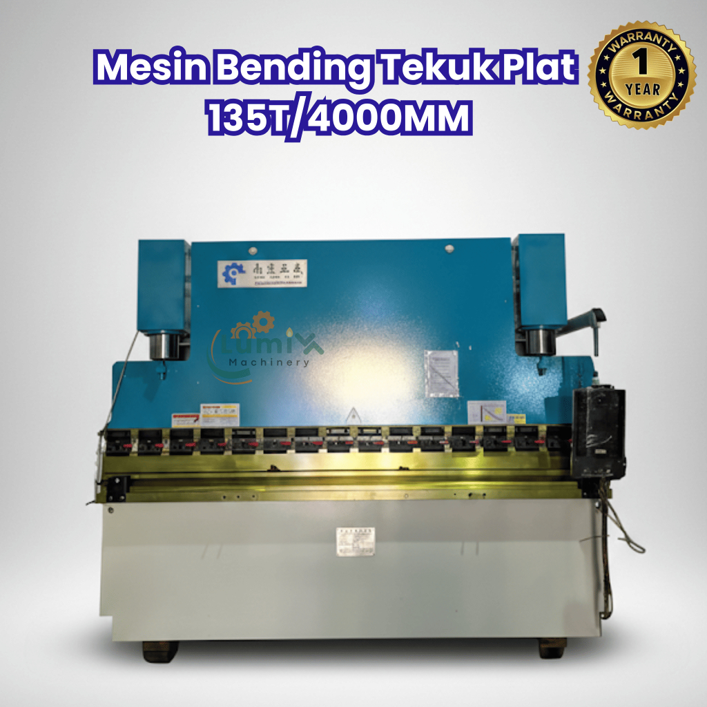 Mesin Bending Tekuk Plat Hidrolik 135 Ton x 4000 mm – NC Press Brake KEC Series E21