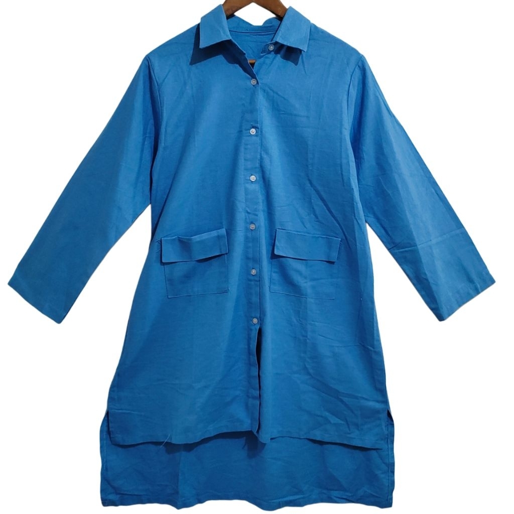 Dress katun Linen JUMBO