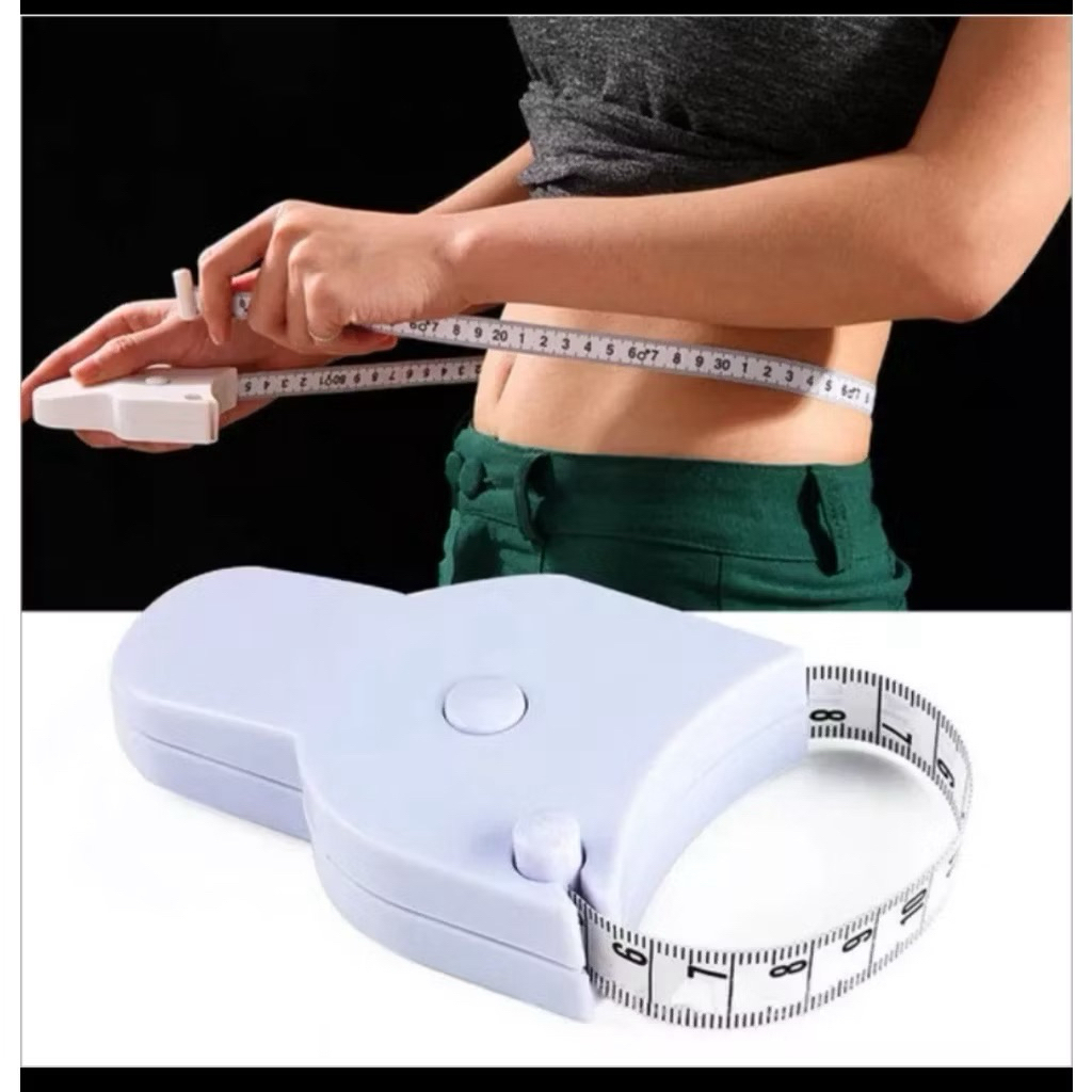 Meteran badan 150cm meteran gulung serbaguna meteran kain gulung meteran gulung otomatis