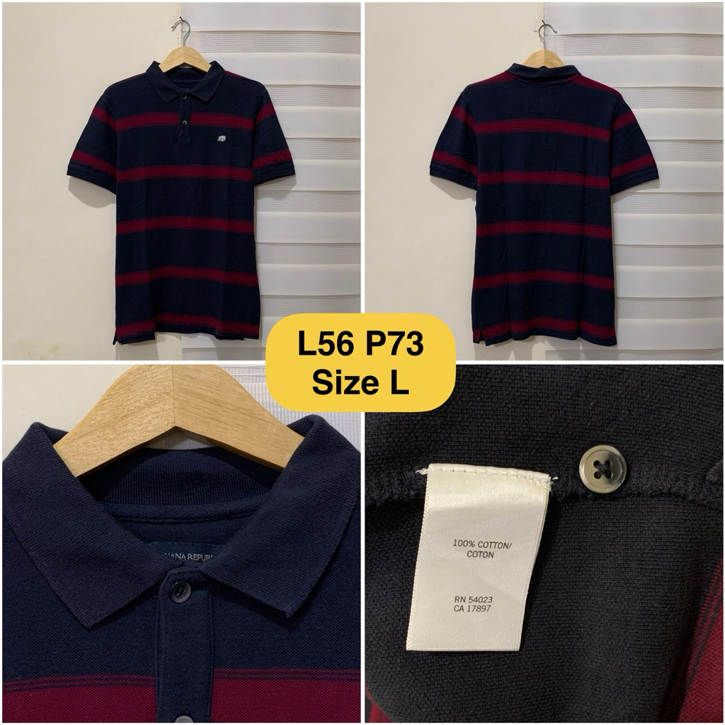Poloshirt Banana Republic Salur Original