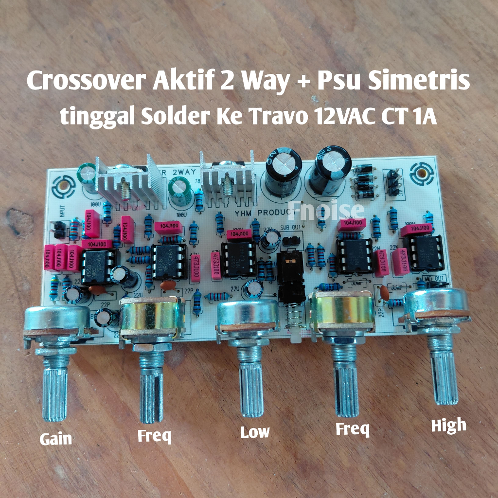 Kit Crossover Aktif 2 Way Balap