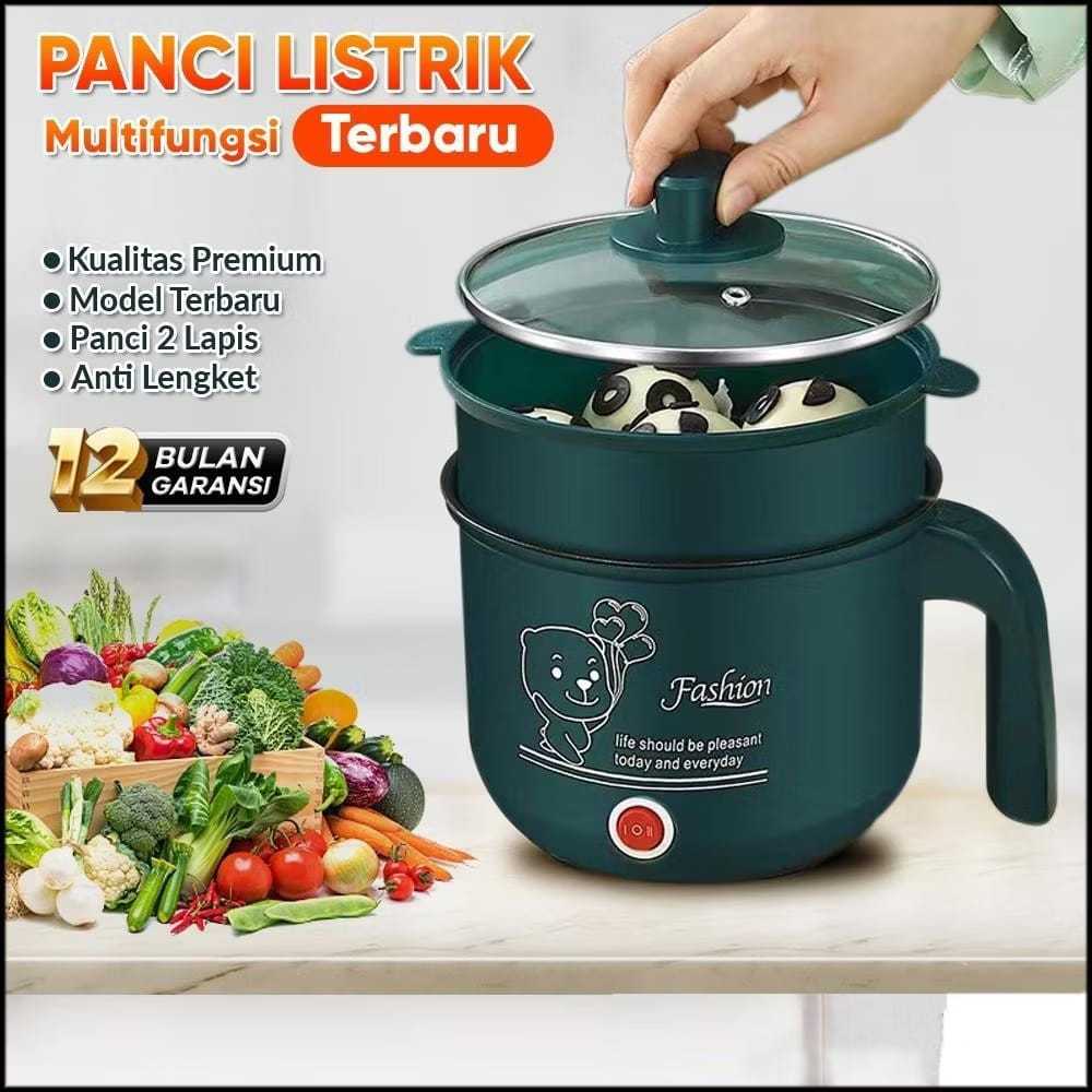 Pot Cooker Mini / Panci Listrik Free Kukusan Plastik / Panci Kukus - MURAH