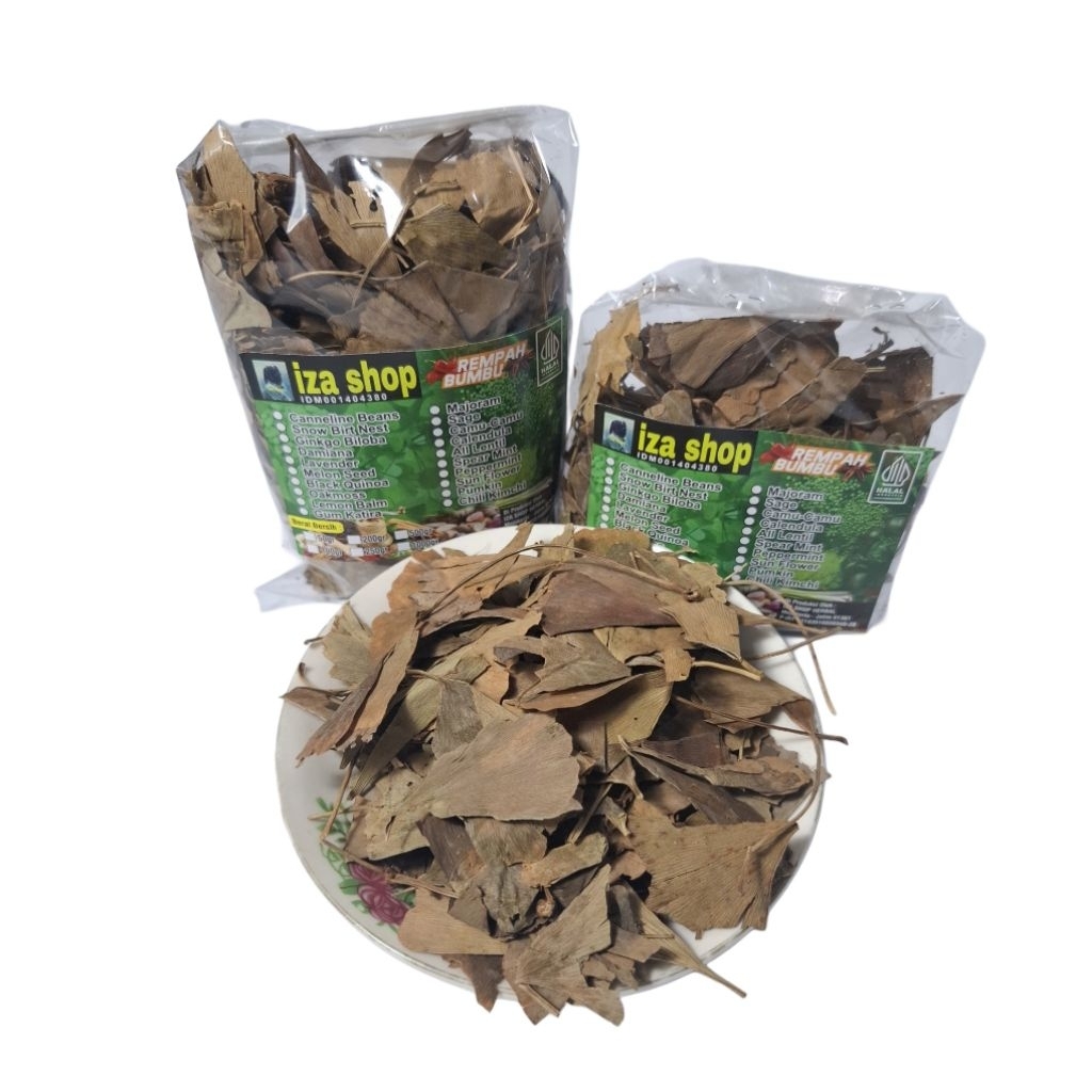 Teh Daun Ginkgo Biloba Kering 50/100/200gr
