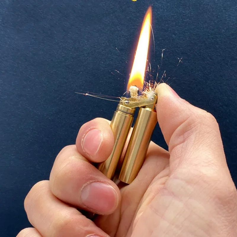 Korek Api Minyak Jadul Retro Slim Nunchaku Lighter Api Biasa murah