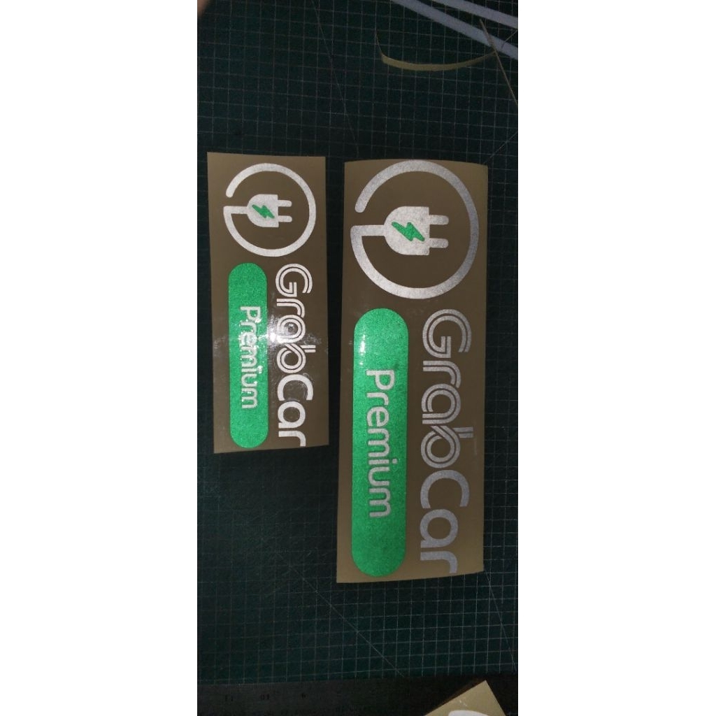Cutting sticker grab car premium