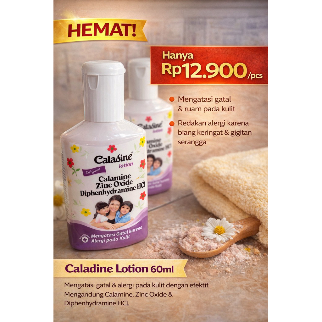 Caladine Lotion — Atasi Gatal & Alergi pada Kulit