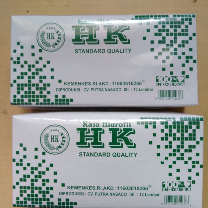 Kasa Hidrofil HK Medis Steril 16x16cm - Kain Kasa, Perawatan Luka Efisien