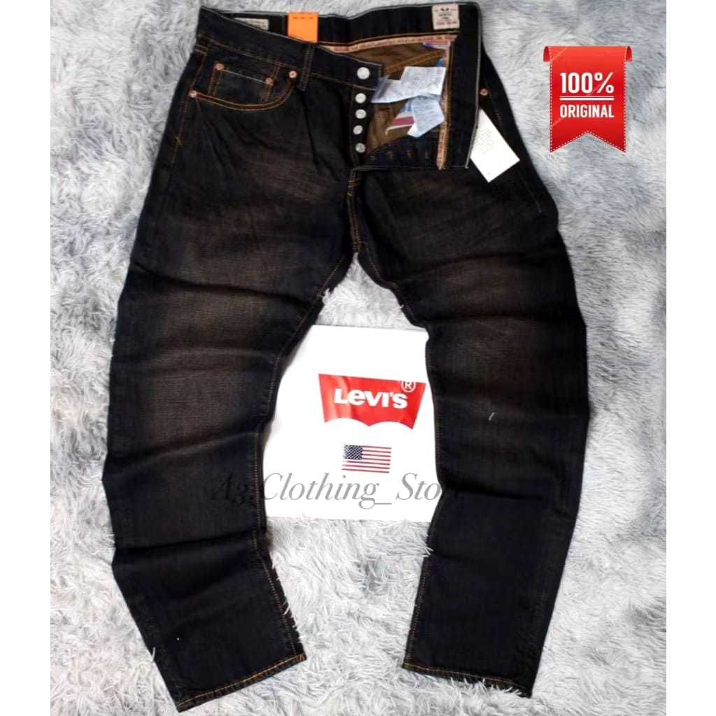 Celana Panjang Pria LEVIS 501 Made IN USA Real Pick Original Premium Quality
