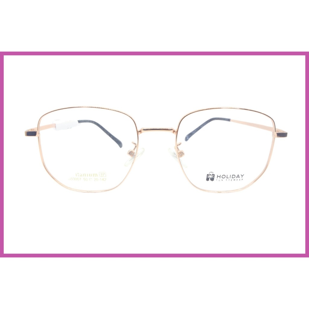 Optik Cahaya Truevue / Frame Bulat (Round) / Kacamata free lensa / anti uv / kacamata titanium trend