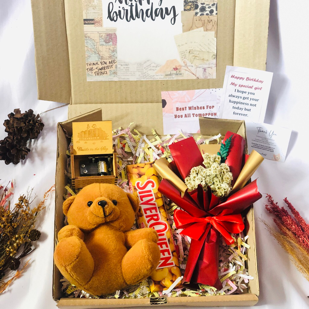 Hampers Bear | Ide kado murah terbestseller wisuda ultah anniversary wedding birthday graduation eng
