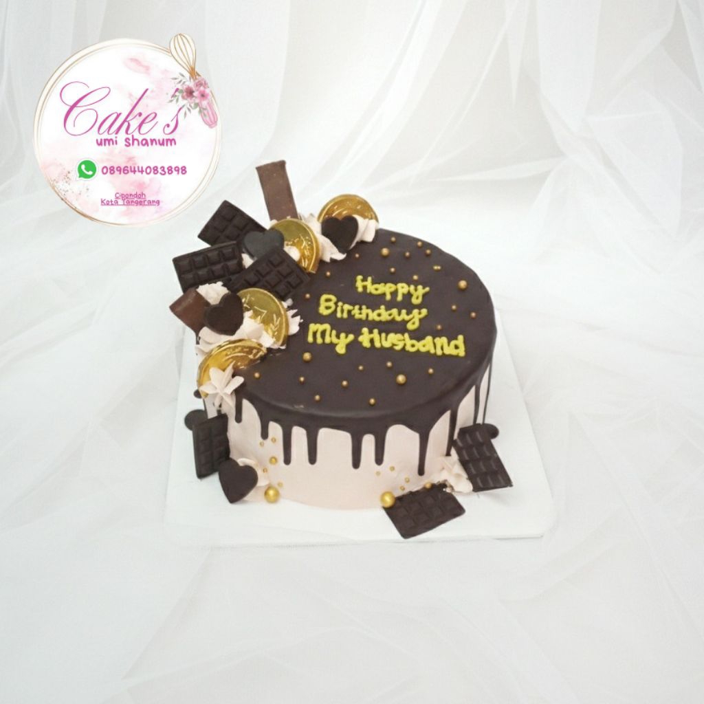kue ulang tahun dewasa cake coklat  tangerang
