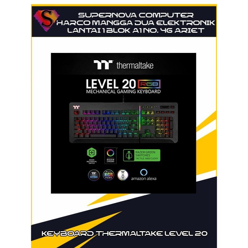 KEYBOARD THERMALTAKE LEVEL 20