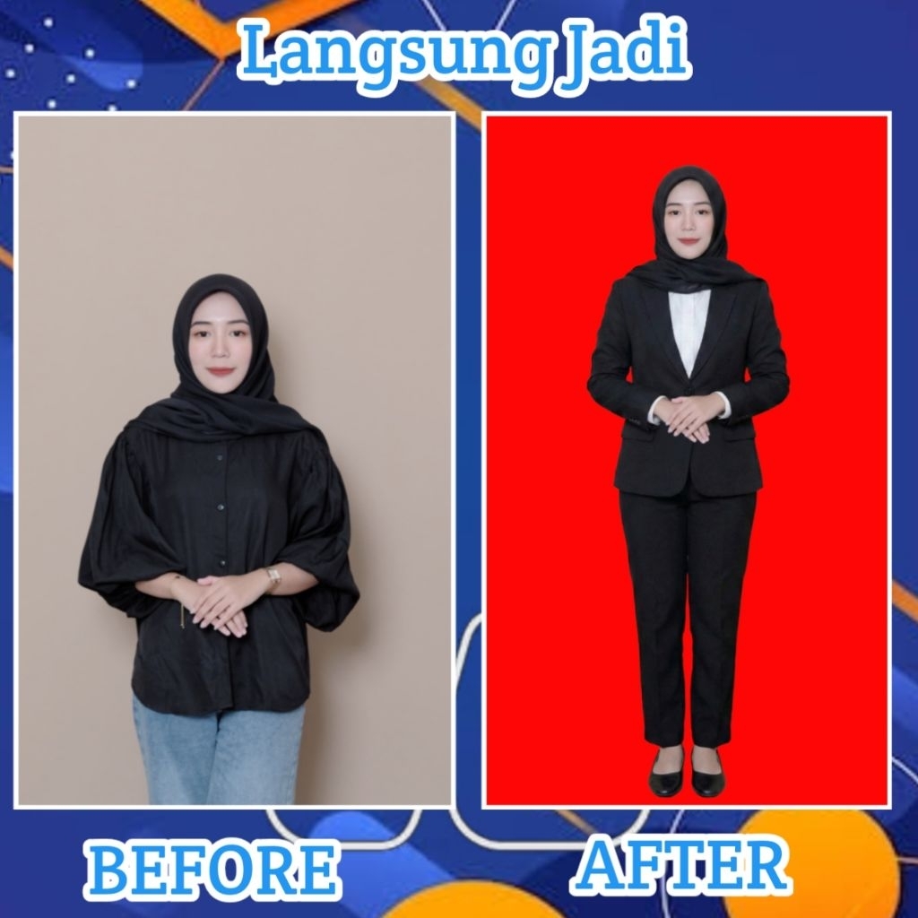 JASA EDIT FOTO FORMAL/EDIT FOTO FULL BODY TERCEPAT